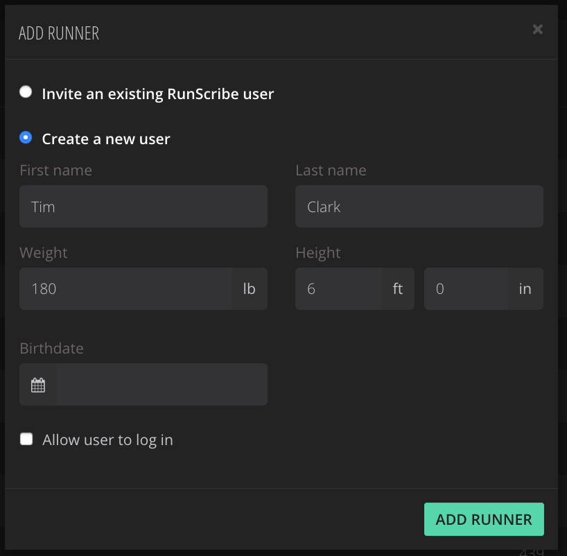 Support - RunScribe